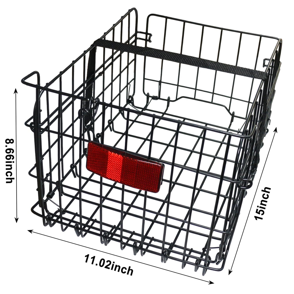 Huntoshon Quick-Release Folding Rear Bike Cargo Basket