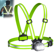 Viccux 500LM Reflective LED Safety Vest for Night Cycling