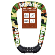 NDakter 5-Digit Heavy-Duty Combination Bike Chain Lock