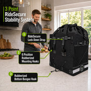RideSecure Grocery Bike Pannier with 3-Point Lock System