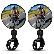 Adjustable Wide-Angle Bike Handlebar Rear View Mirror