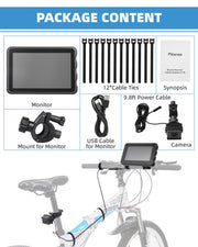 Fitense 1080P Bike Rear View Camera with HD Night Vision