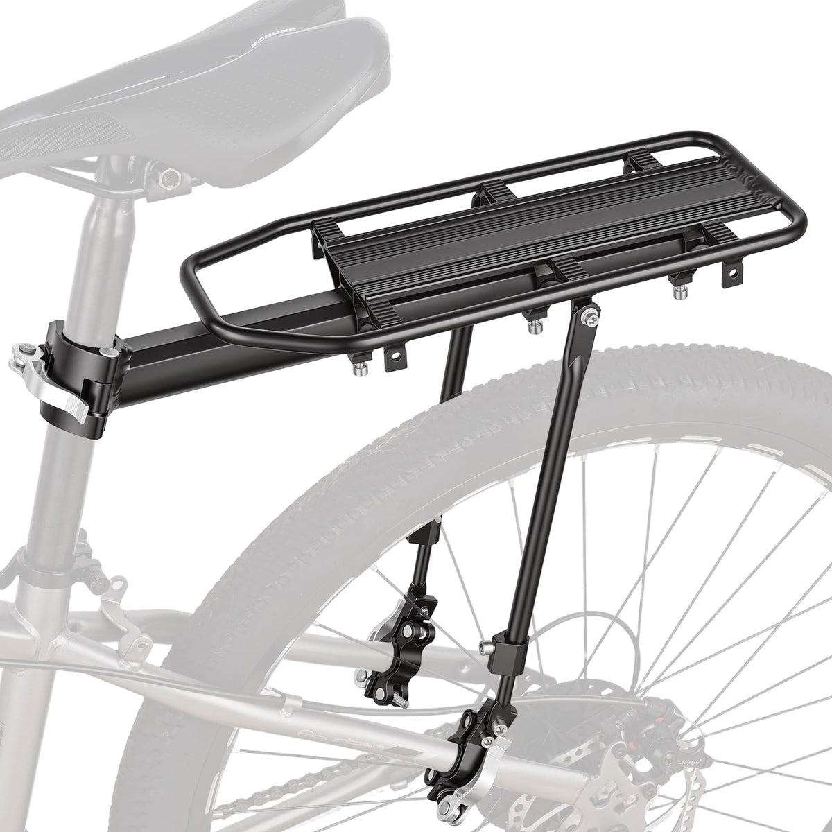 Adjustable Quick-Release Bike Rear Cargo Rack Mount