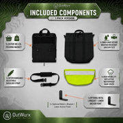 RideSecure Grocery Bike Pannier with 3-Point Lock System