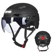 ILM E3-10L Adult Bike Helmet with Front & Rear LED Lights