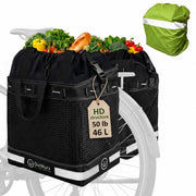 RideSecure Grocery Bike Pannier with 3-Point Lock System