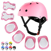WayEee Kids Bike Helmet & Knee Pad Protective Set, Ages 3–14