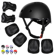 WayEee Kids Bike Helmet & Knee Pad Protective Set, Ages 3–14