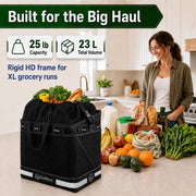 RideSecure Grocery Bike Pannier with 3-Point Lock System
