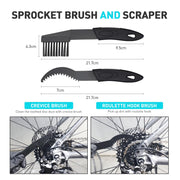 Bike Cleaning Kit with 17oz Chain Cleaner, Lube & Brush