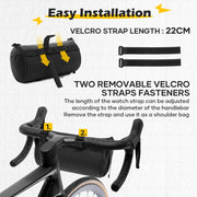 SEAFEW Compact Black Bike Handlebar Storage Bag