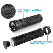 GPMTER Ergonomic Lock-On Non-Slip Bike Handlebar Grips