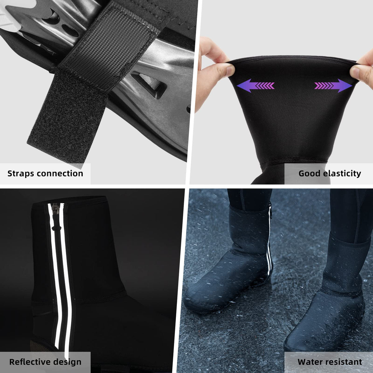 ROCKBROS Windproof Water-Resistant Cycling Shoe Covers