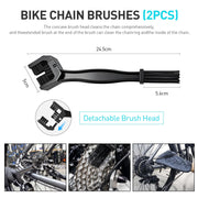 Bike Cleaning Kit with 17oz Chain Cleaner, Lube & Brush