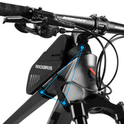 ROCKBROS 0.6L Waterproof Bike Saddle & Frame Bag