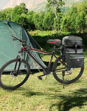 KEMIMOTO Large-Capacity Bike Pannier Set with Rain Cover
