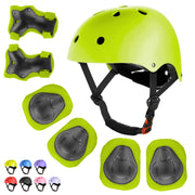 WayEee Kids Bike Helmet & Knee Pad Protective Set, Ages 3–14