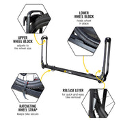 Saris MHS Aluminum Modular Hitch Bike Rack for Cars & SUVs