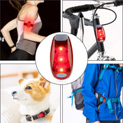 9-Pack LED Clip-On Safety Strobe Lights for Night Cycling