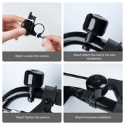 2-Pack Classic Mini Bike Bells with Loud Melodious Sound