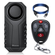 WSDCAM 113dB Waterproof Anti-Theft Bike Alarm with Remote