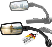 WITTKOP 360° Foldable HD Bike Handlebar Mirror, Break-Proof