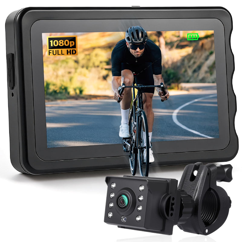 Fitense 1080P Bike Rear View Camera with HD Night Vision