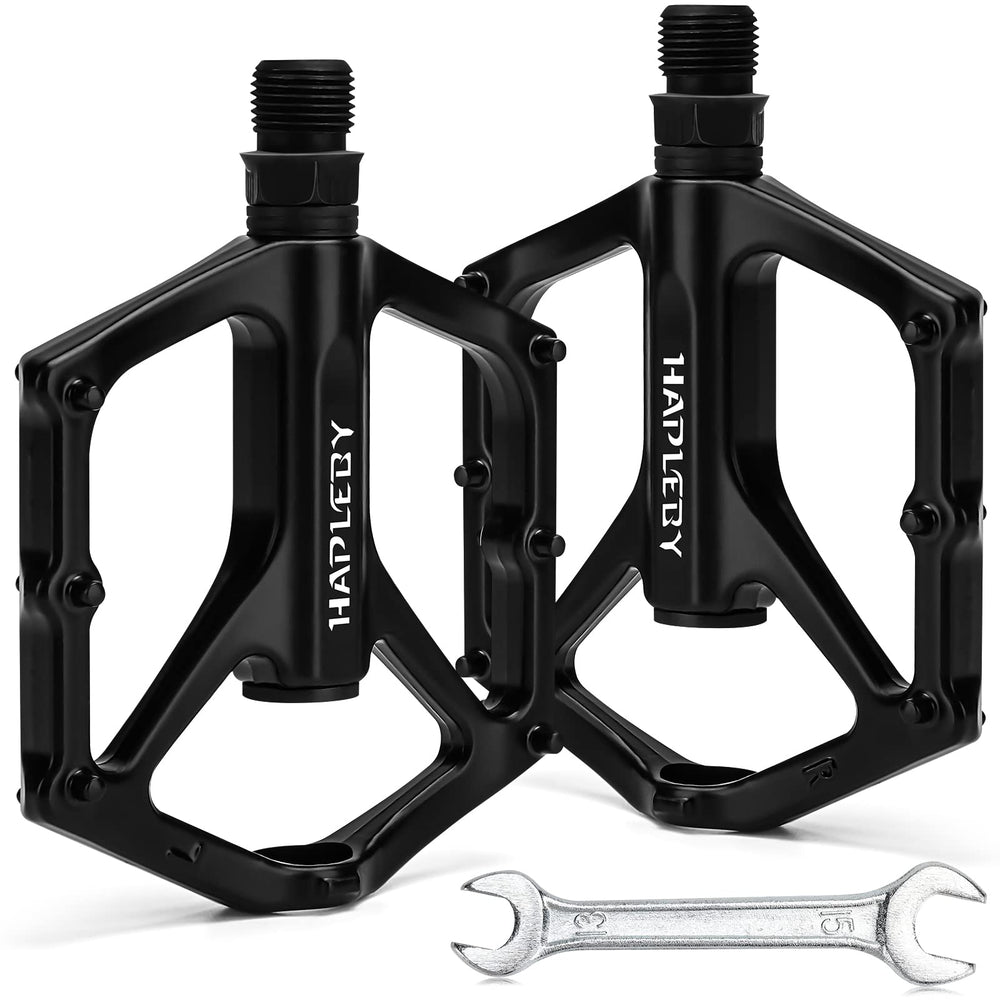 Hapleby 9/16" Flat Bike Pedals with 2 Sealed Bearings