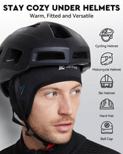 Hikenture Winter Cycling Skull Cap Helmet Liner with Glasses Holes
