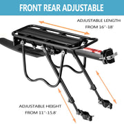 YONTUO Quick-Release Rear Bike Cargo Rack with Fender