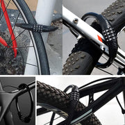 2-Pack 4-Digit Resettable Combination Bike Cable Locks