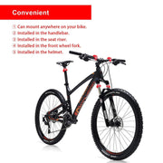 8-Pack Waterproof Silicone LED Front & Rear Bike Lights