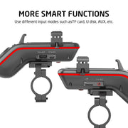 UPPEL 10-in-1 Bike Phone Holder with Speaker, Light & Horn