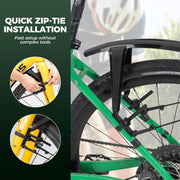 ROCKBROS Adjustable Bike Fender Set for 700C & 26–27.5" Bikes