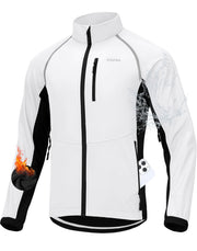Bikewa Men's Thermal Water-Resistant Winter Cycling Jacket
