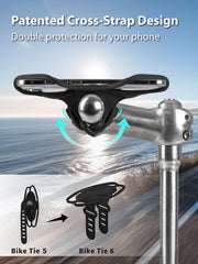 Bone Bike Tie 6 Universal Phone Mount for 4.7–7.2" Phones