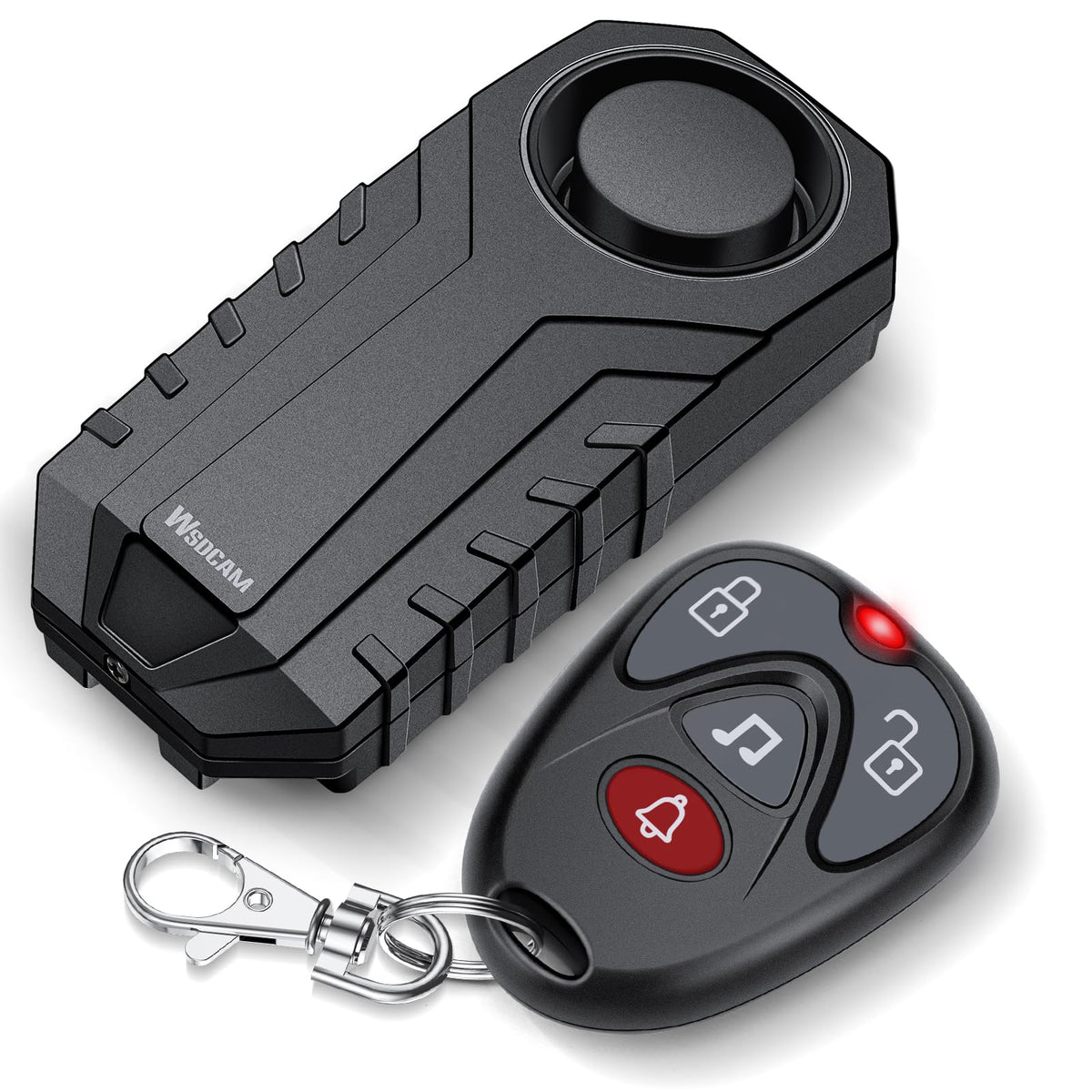 WSDCAM 113dB Waterproof Anti-Theft Bike Alarm with Remote