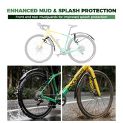 ROCKBROS Adjustable Bike Fender Set for 700C & 26–27.5" Bikes