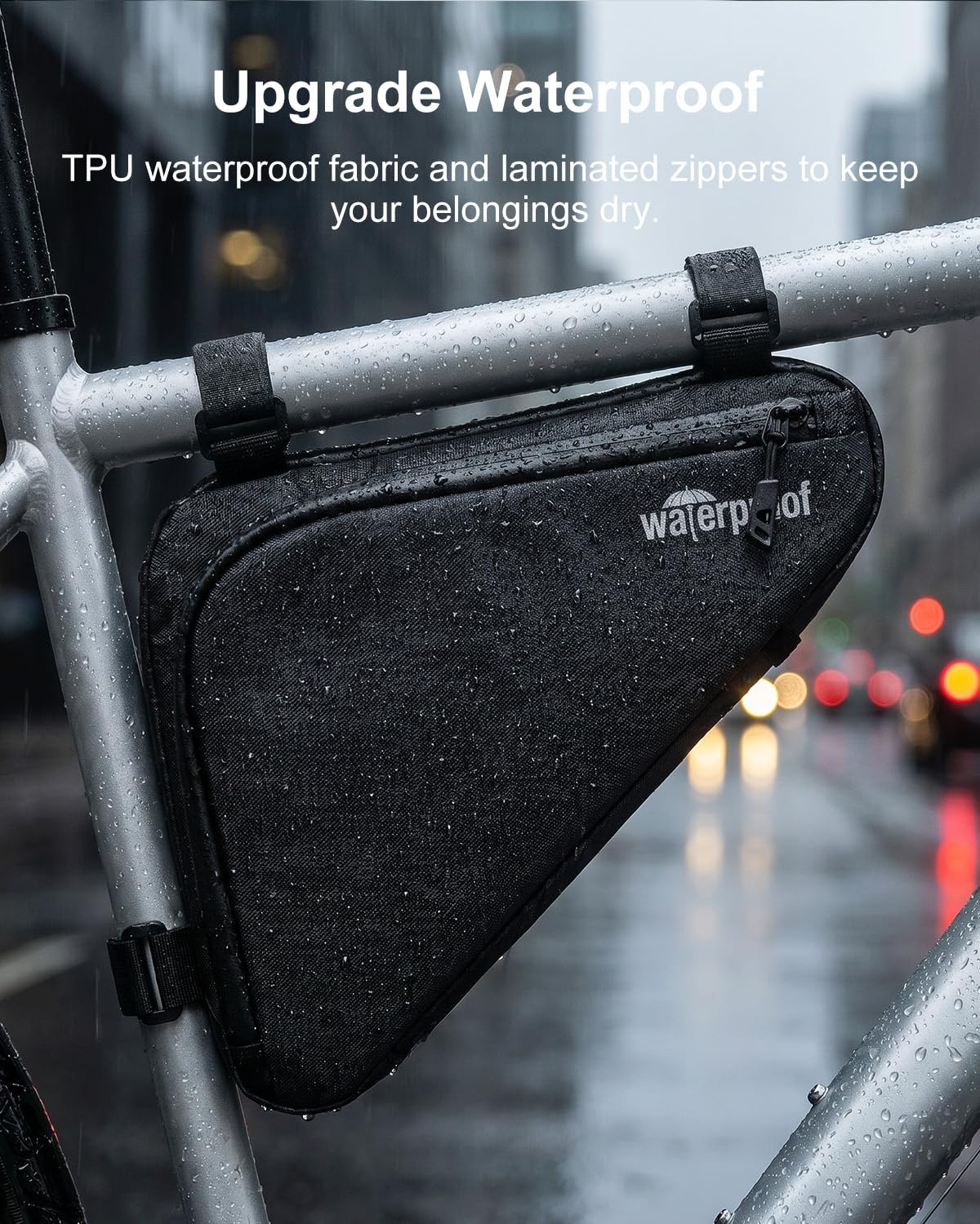 NDakter Water-Resistant Triangle Bike Frame Storage Bag