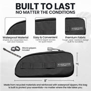 ALMSTHRE Top Tube, Saddle Bag & Ride Wallet Bundle