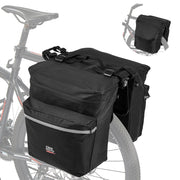 KEMIMOTO Water-Resistant Bike Pannier Bag with Reflective Trim
