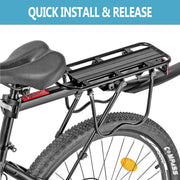 YONTUO Quick-Release Rear Bike Cargo Rack with Fender