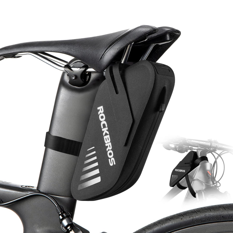 ROCKBROS 0.6L Waterproof Bike Saddle & Frame Bag