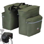 KEMIMOTO Water-Resistant Bike Pannier Bag with Reflective Trim