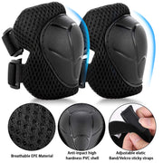 WayEee Kids Bike Helmet & Knee Pad Protective Set, Ages 3–14