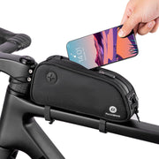 ROCKBROS 1.3L Lightweight Top Tube Bike Bag with Elastic Cord