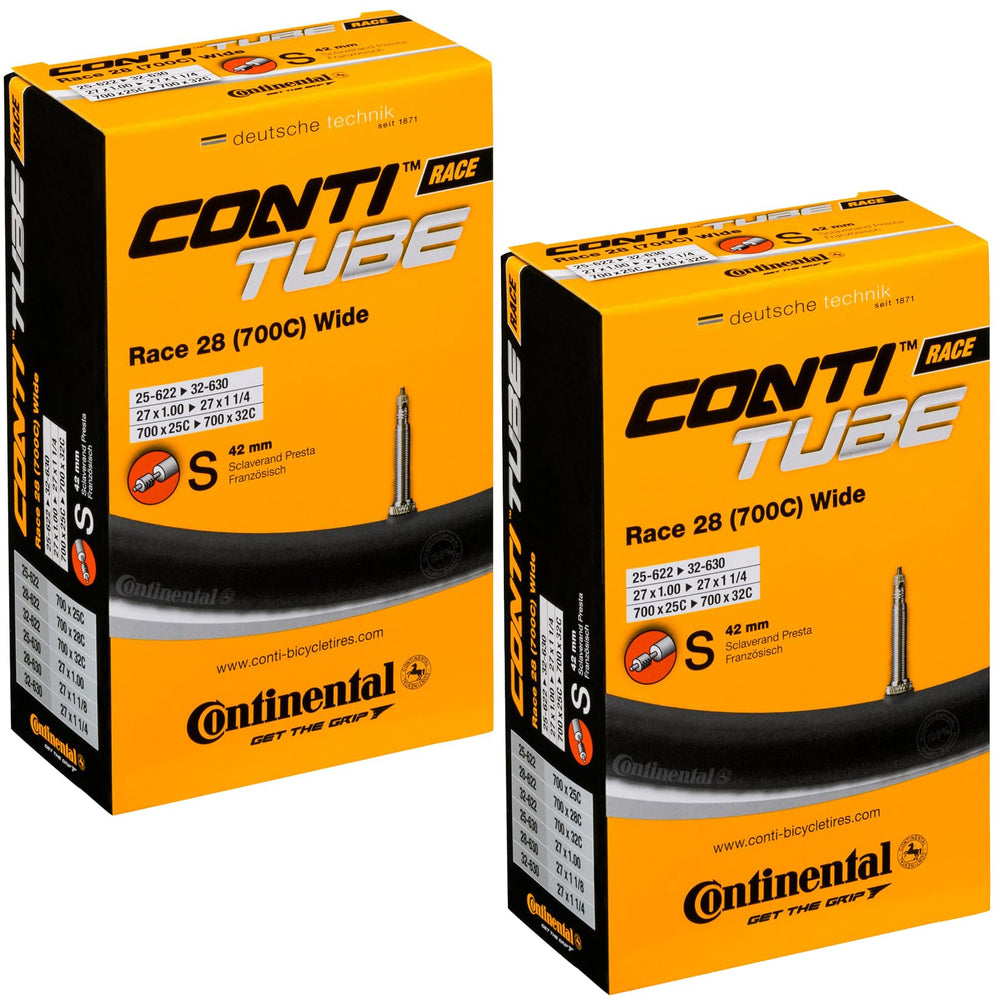 Continental Race 28" 700x25–32c Presta Valve Bike Tube