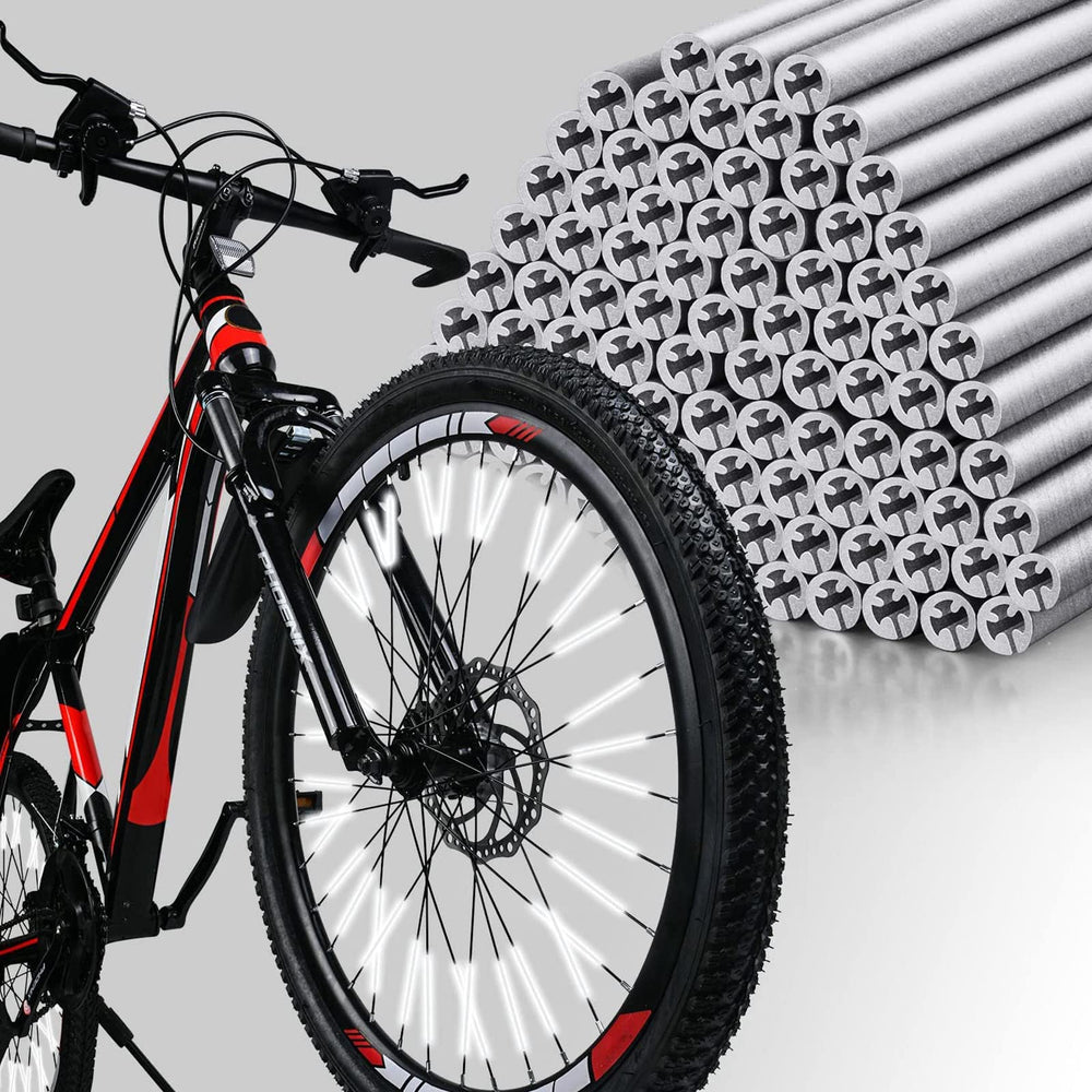 48/96-Pack 360° Waterproof Bike Spoke Reflector Clips