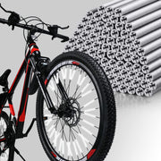 48/96-Pack 360° Waterproof Bike Spoke Reflector Clips