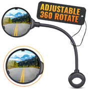 Adjustable Wide-Angle Bike Handlebar Rear View Mirror
